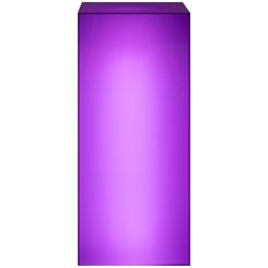 Violet Illuminated Acrylic Pedestal with White LED